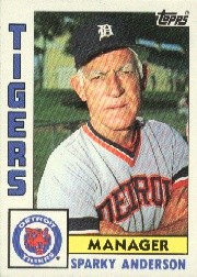 1984 Topps      259     Sparky Anderson MG